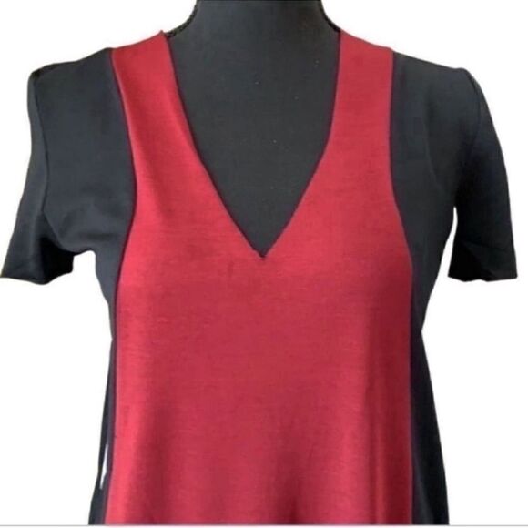 Zara Color Block Burgundy & Black Maxi
Dress(Size Small) - Picture 3 of 7